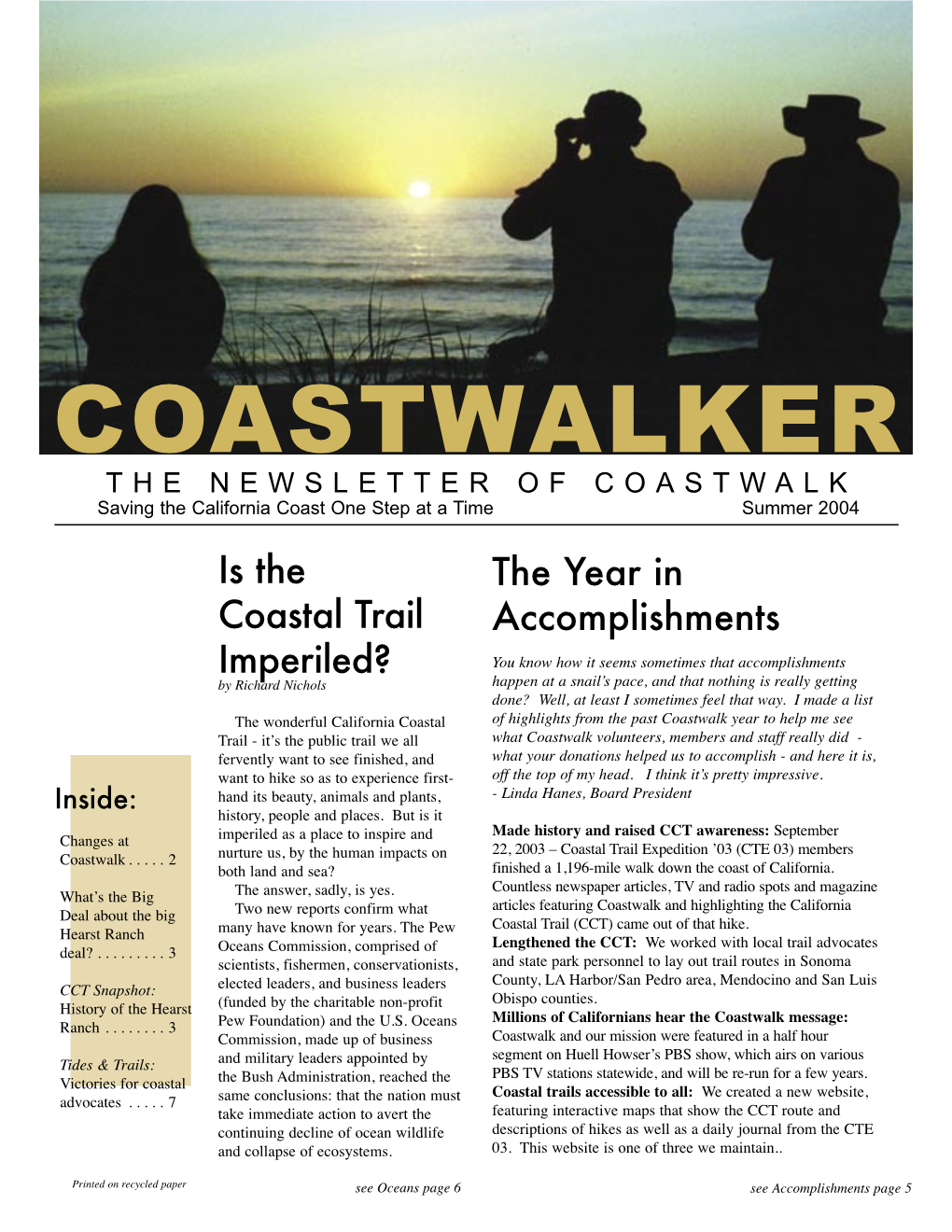 Summer 2004 Newsletter