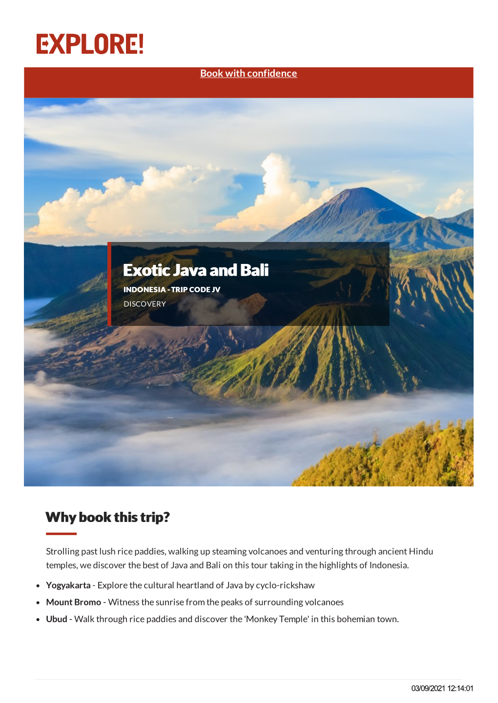 Exotic Java and Bali | Holidays