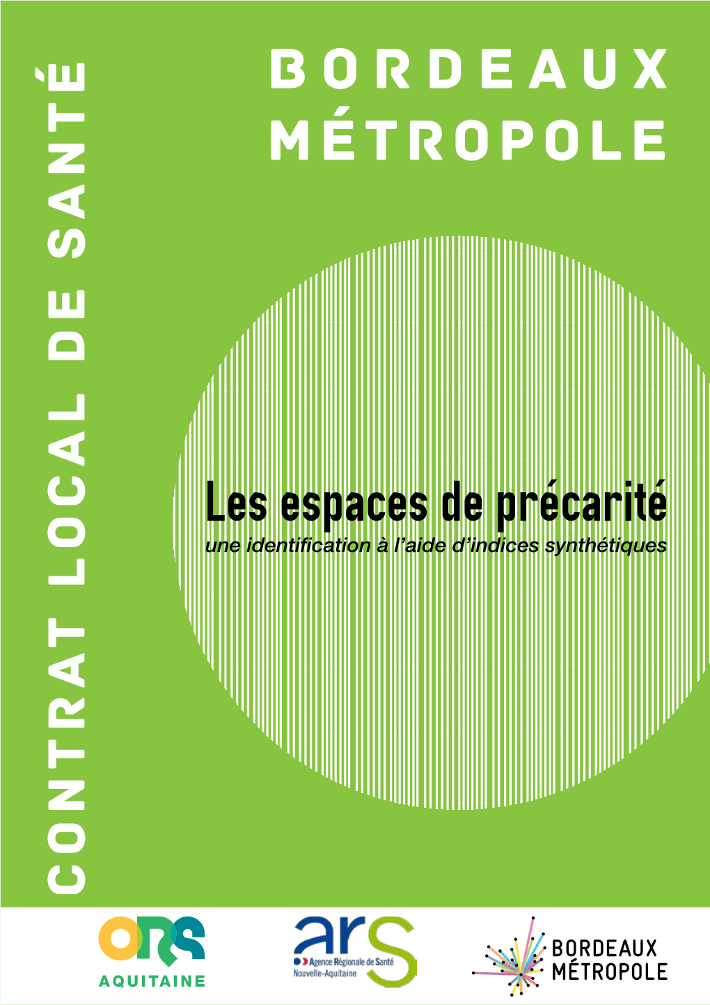 Les Espaces De Précarité Une Identificationàl’Aided’Indicessynthétiques Métropole Bordeaux