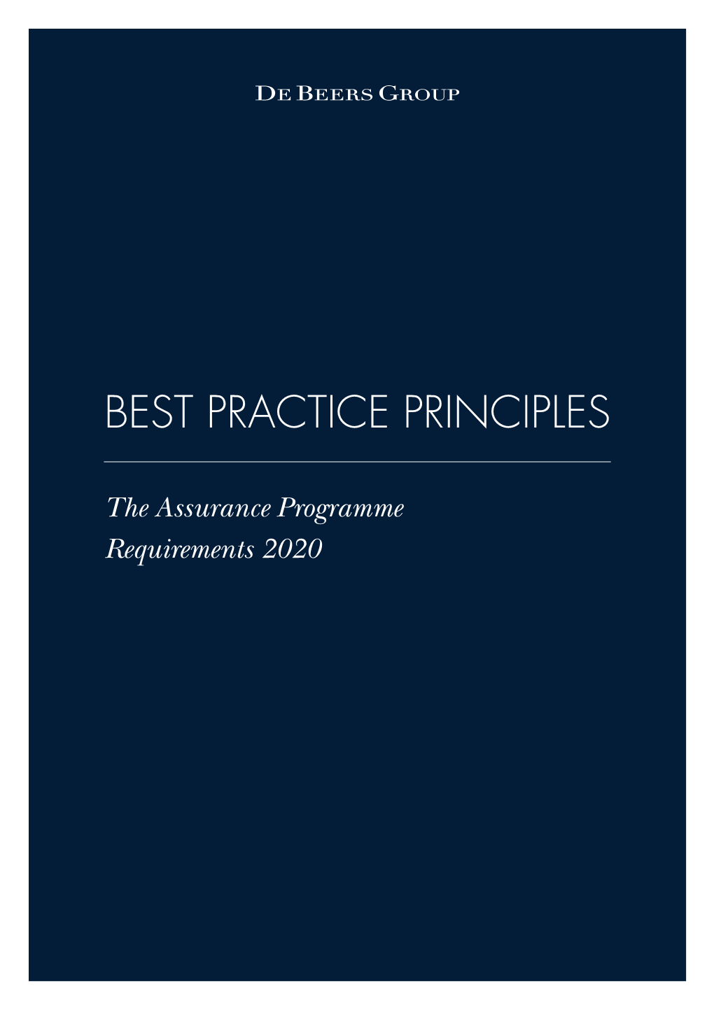 Best Practice Principles