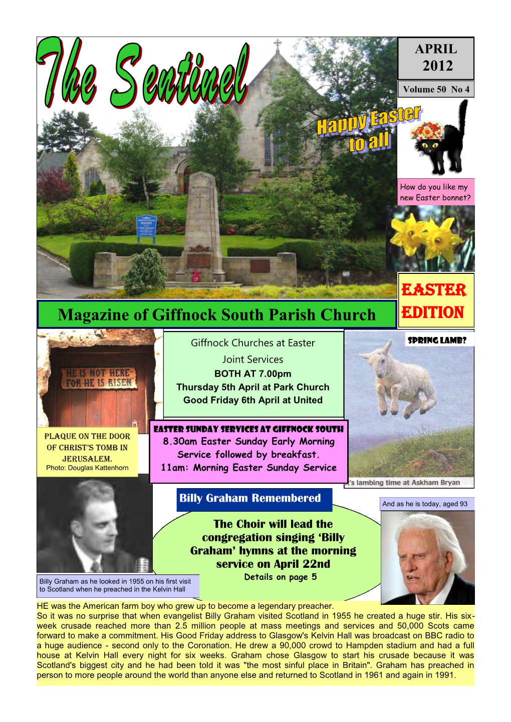 Magazine of Giffnock South Parish Church EASTER EDITION