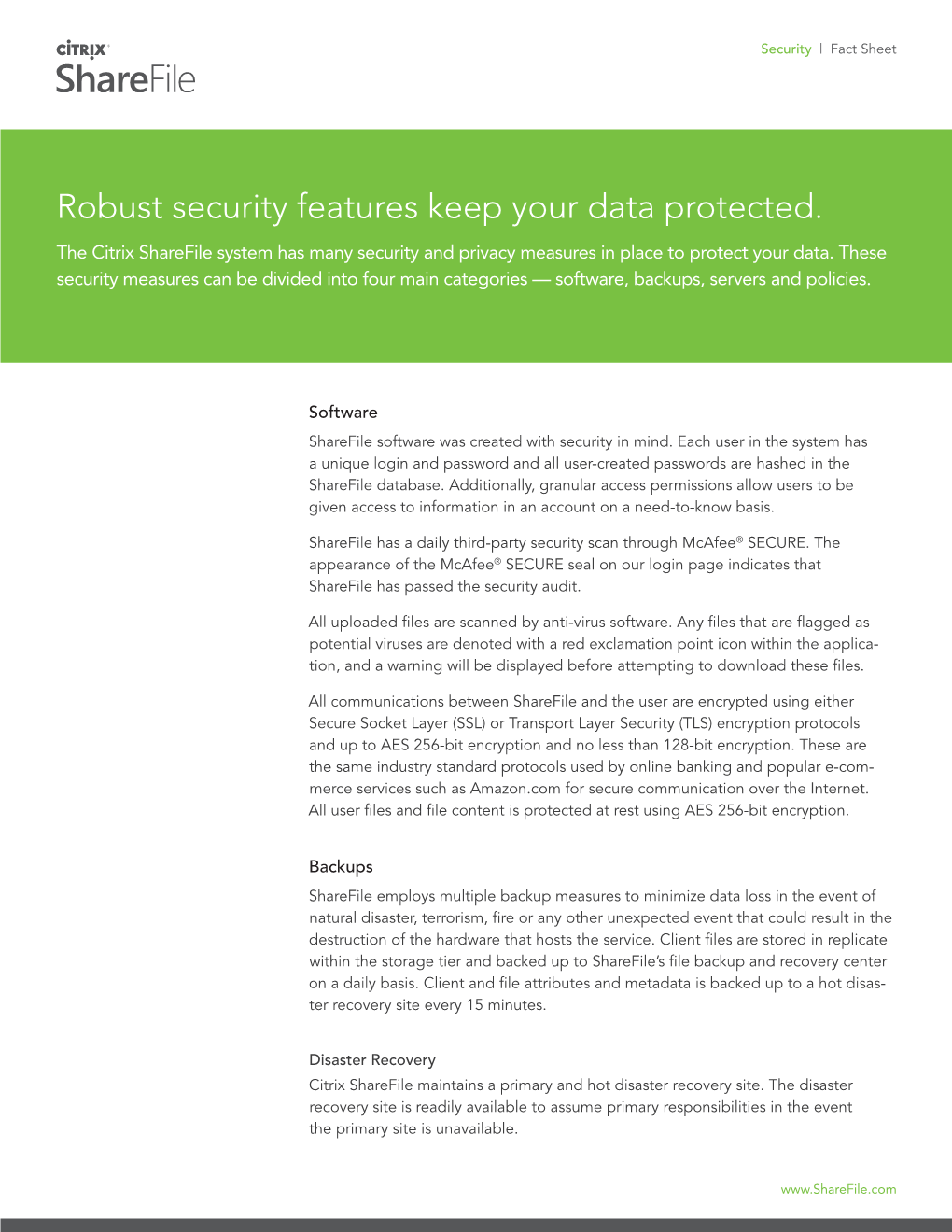 Robust Security Features Keep Your Data Protected