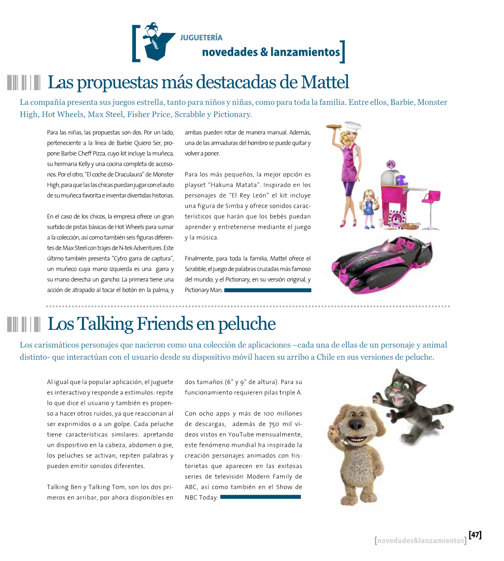 Las Propuestas Más Destacadas De Mattel Los Talking Friends En Peluche