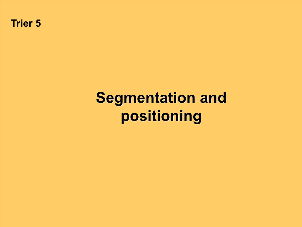 Segmentation and Positioning Previewing Concepts (1)