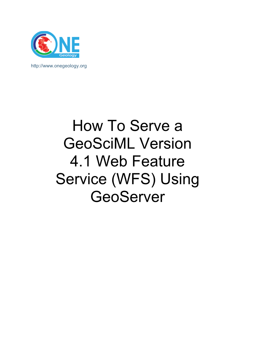 Implementing an INSPIRE Web Feature Service with Geoserver