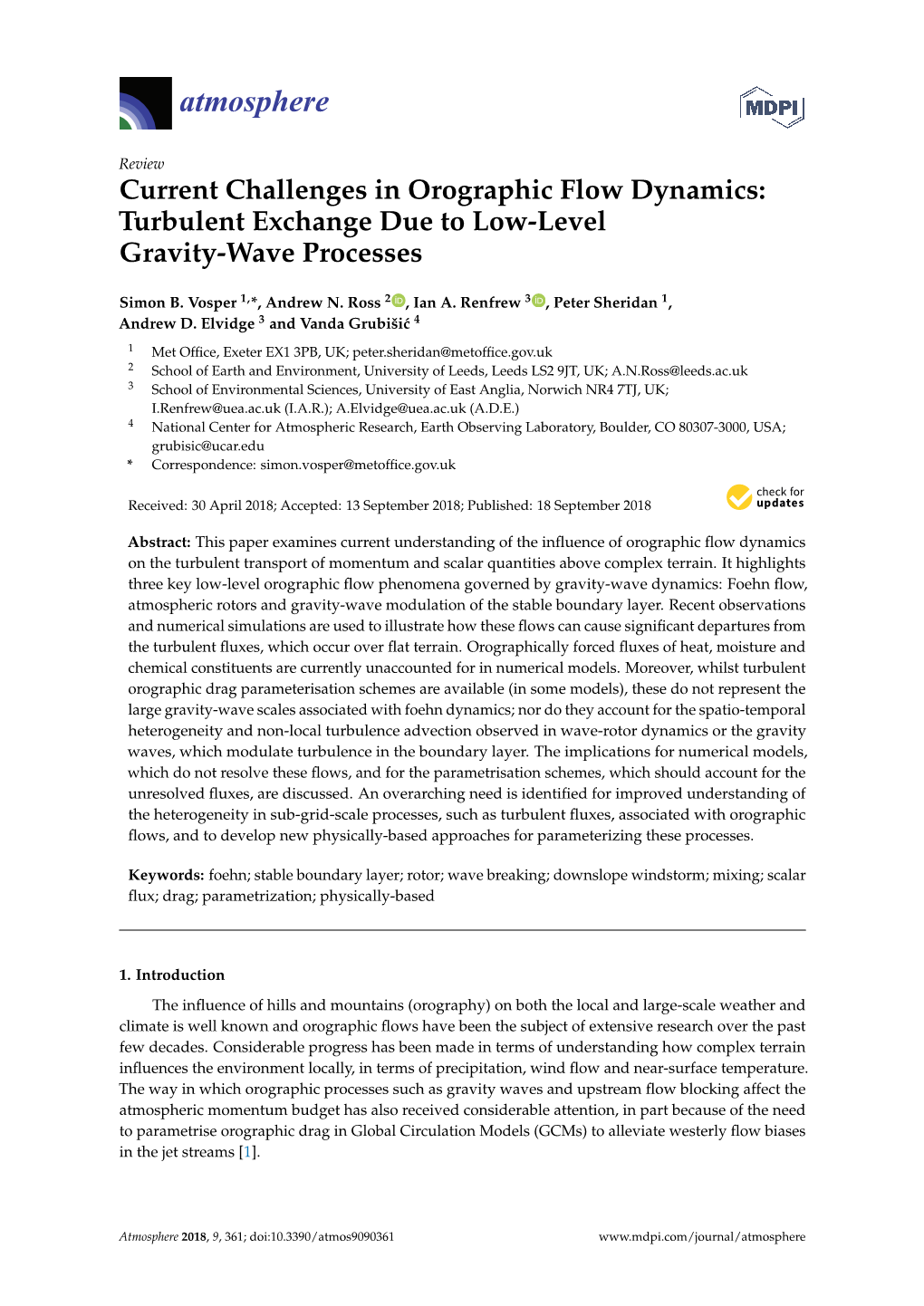 Current Challenges in Orographic Flow Dynamics: Turbulent Exchange Due to Low-Level Gravity-Wave Processes