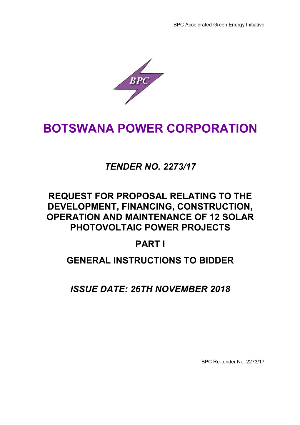 Botswana Power Corporation