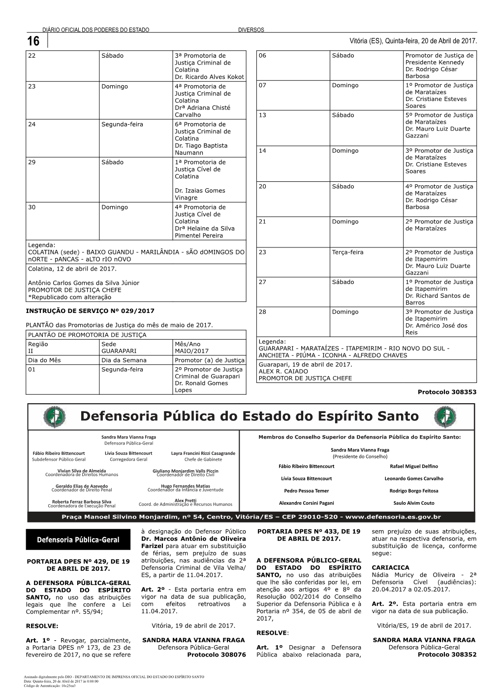 Defensoria Pública Do Estado Do Espírito Santo