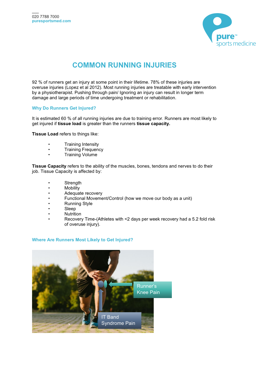 Common Running Injuries