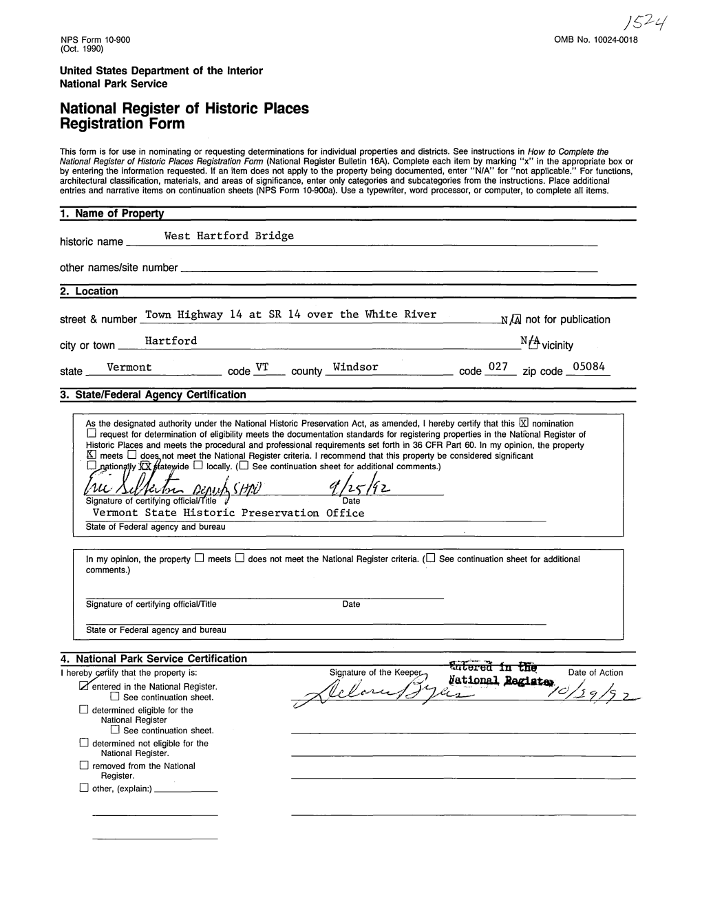 National Register of Historic Places Continuation Sheet