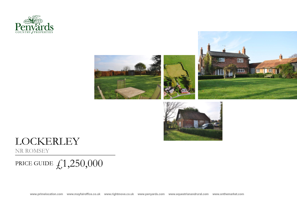 Lockerley Nr Romsey Price Guide £1,250,000