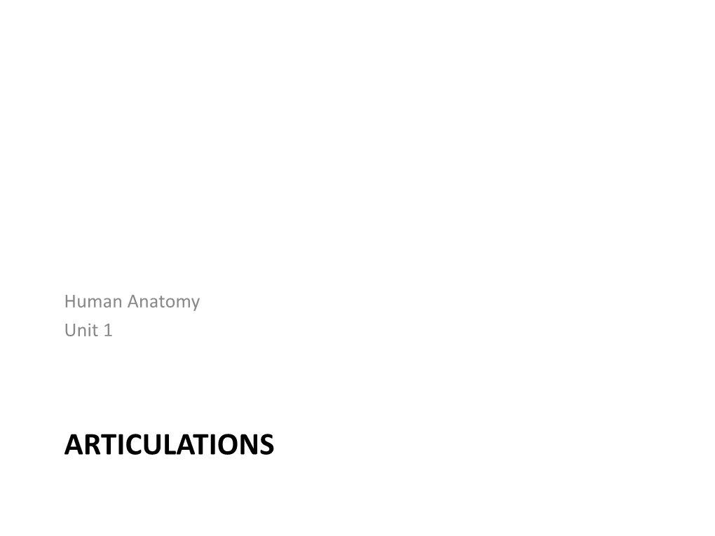 4 Anat 35 Articulations