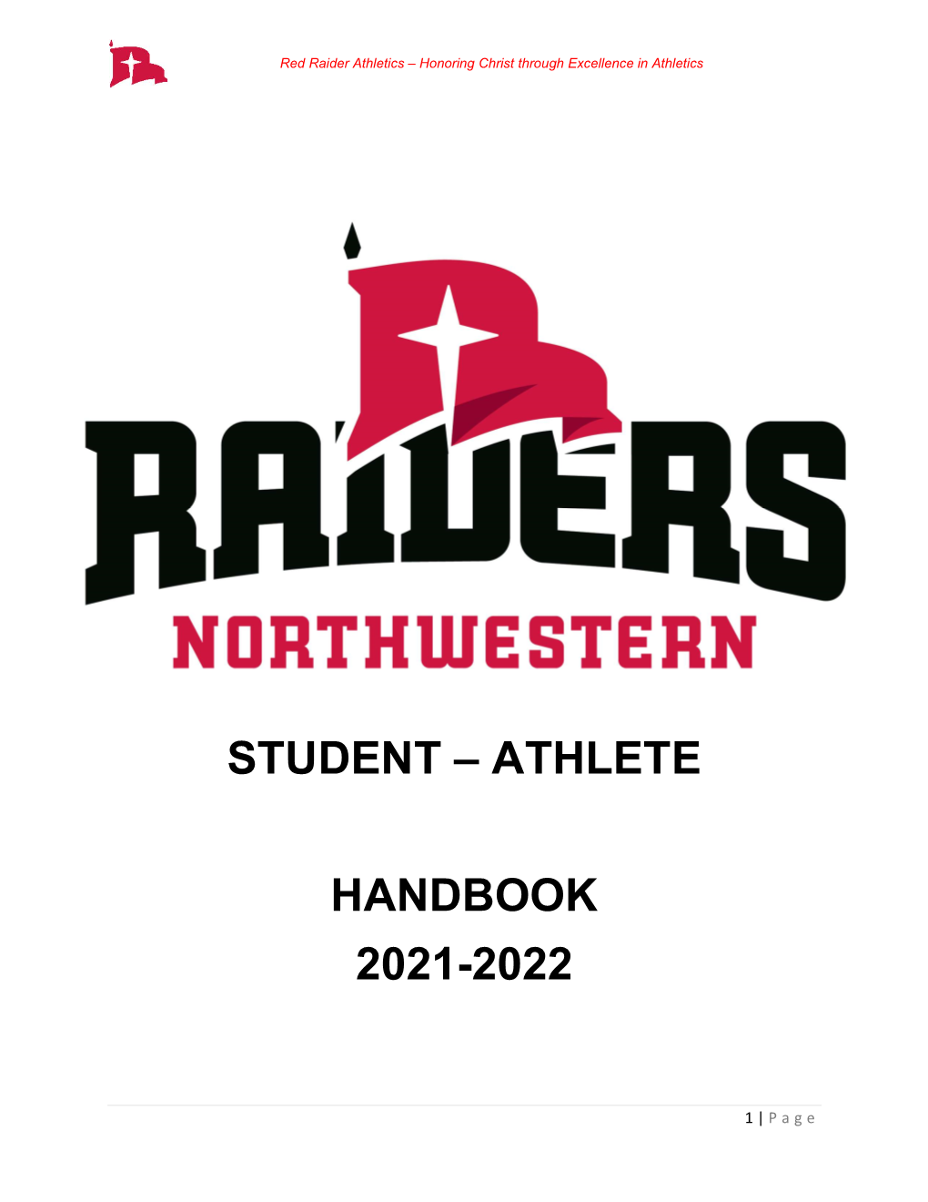 Student – Athlete Handbook 2021-2022