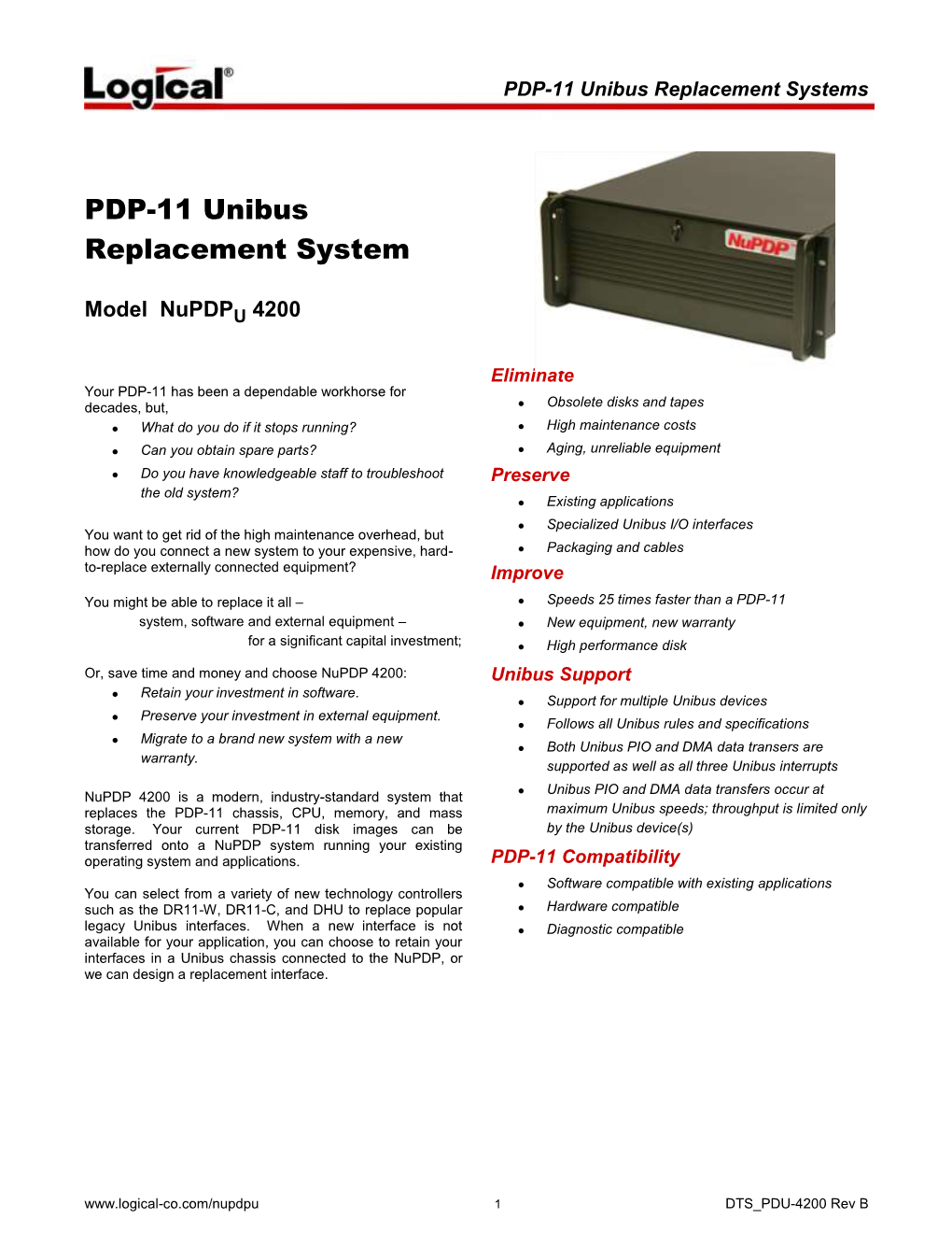 PDP-11 Unibus Replacement Systems