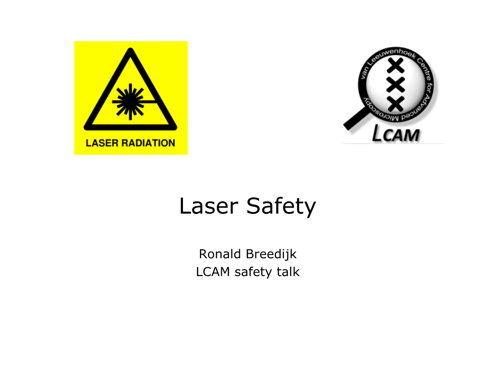 Laser Safety