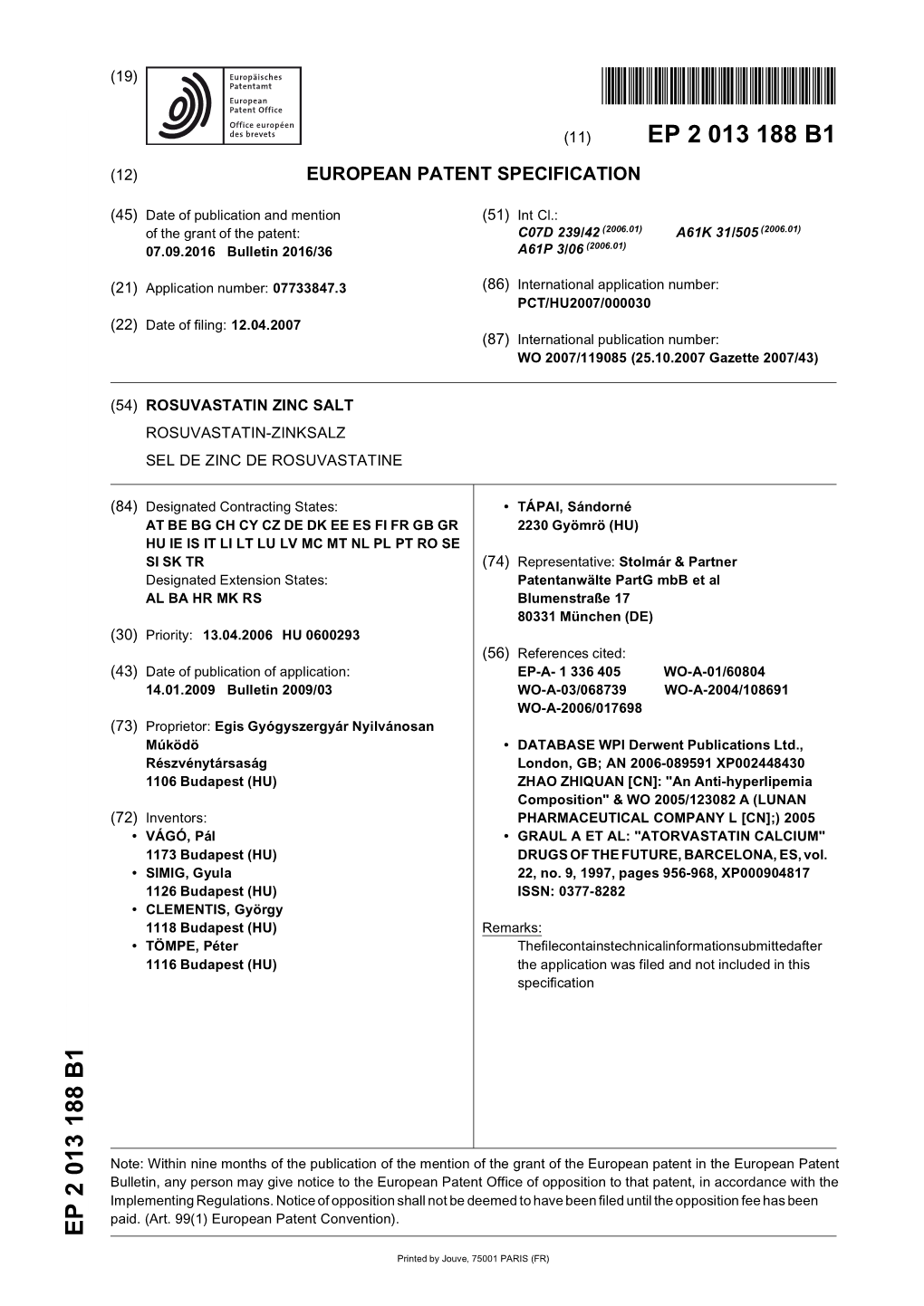 Rosuvastatin Zinc Salt Rosuvastatin-Zinksalz Sel De Zinc De Rosuvastatine