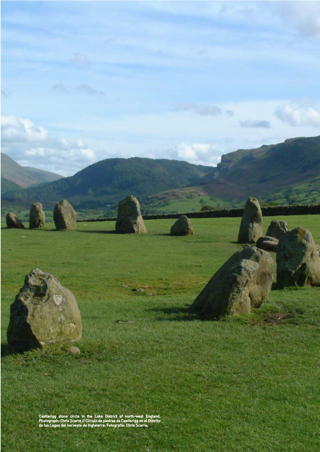 Castlerigg Stone Circle in the Lake District of North-West England