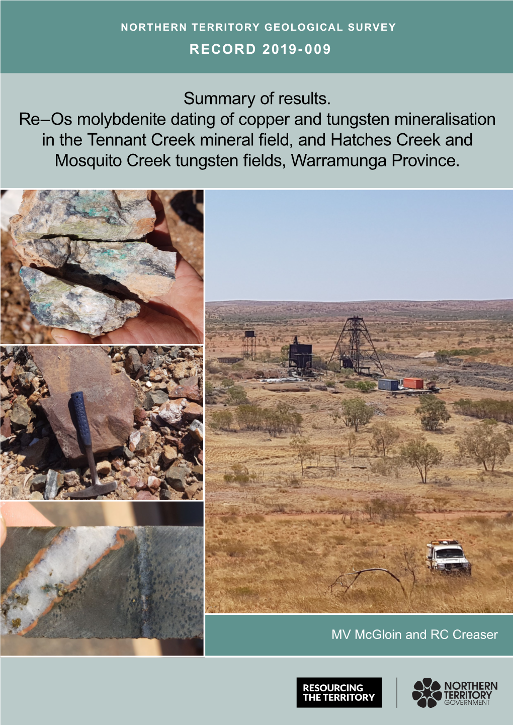 Summary of Results. Re–Os Molybdenite Dating of Copper And