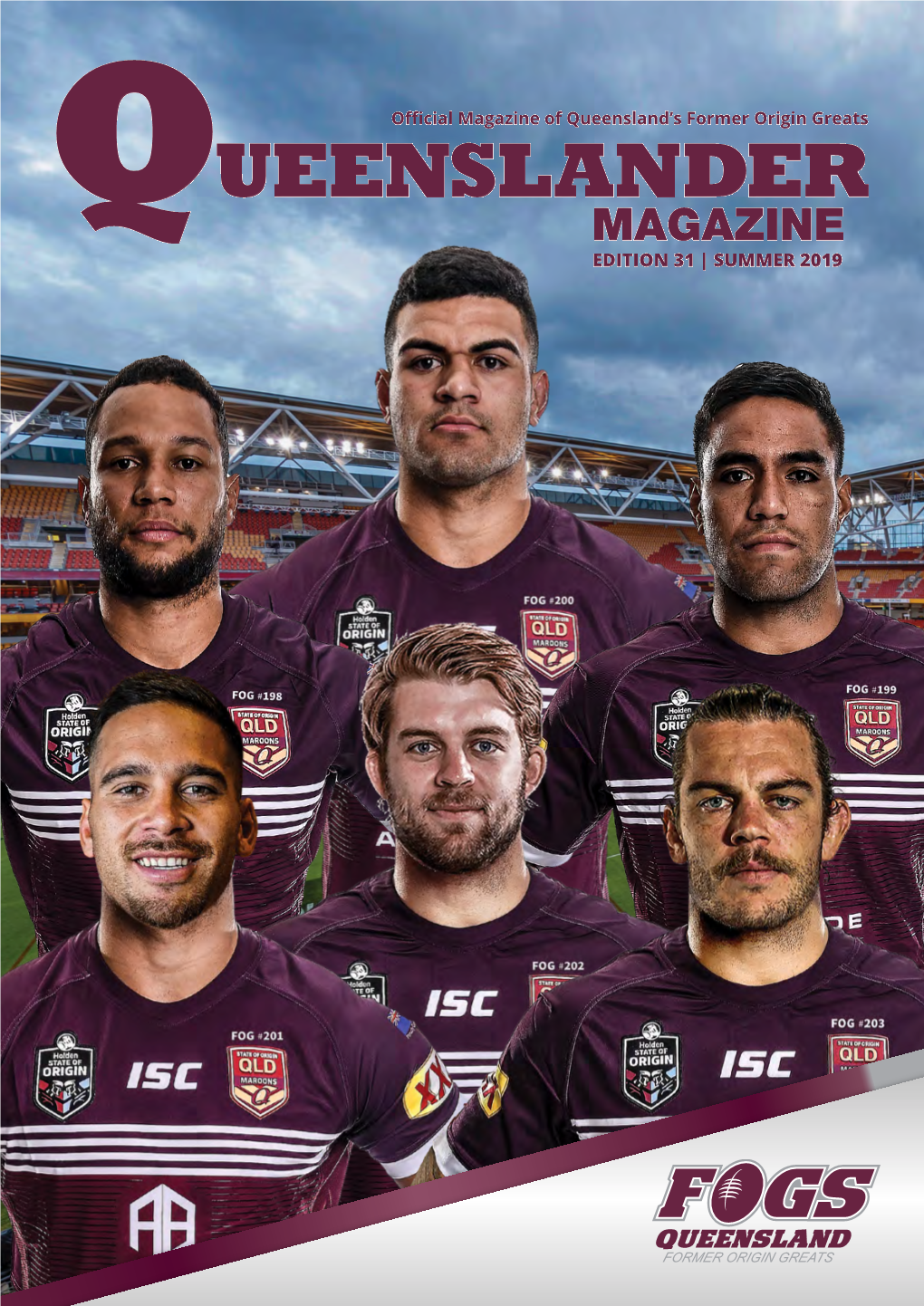 Summer 2019 Former Origin Greats Contents