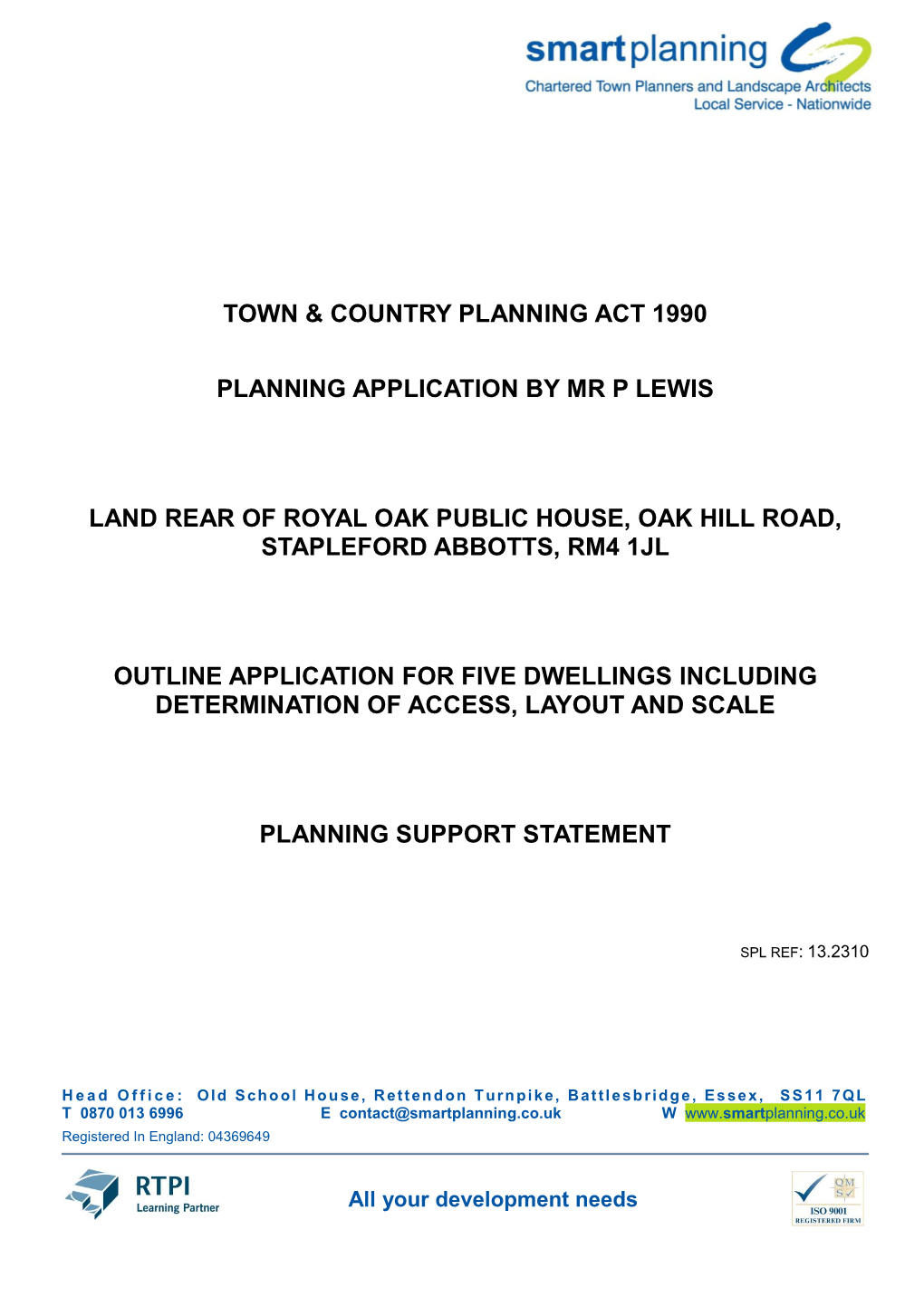 Town & Country Planning Act 1990