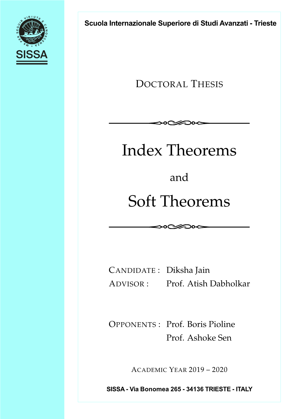 Index Theorems