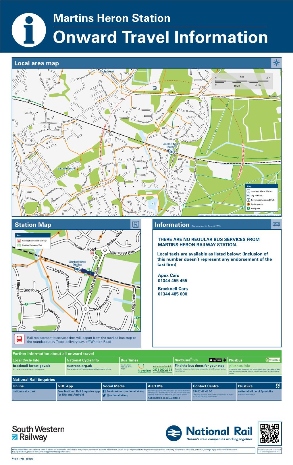 Information Local Area Map Station