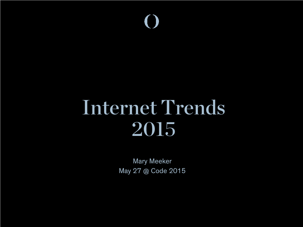 Internet Trends 2015