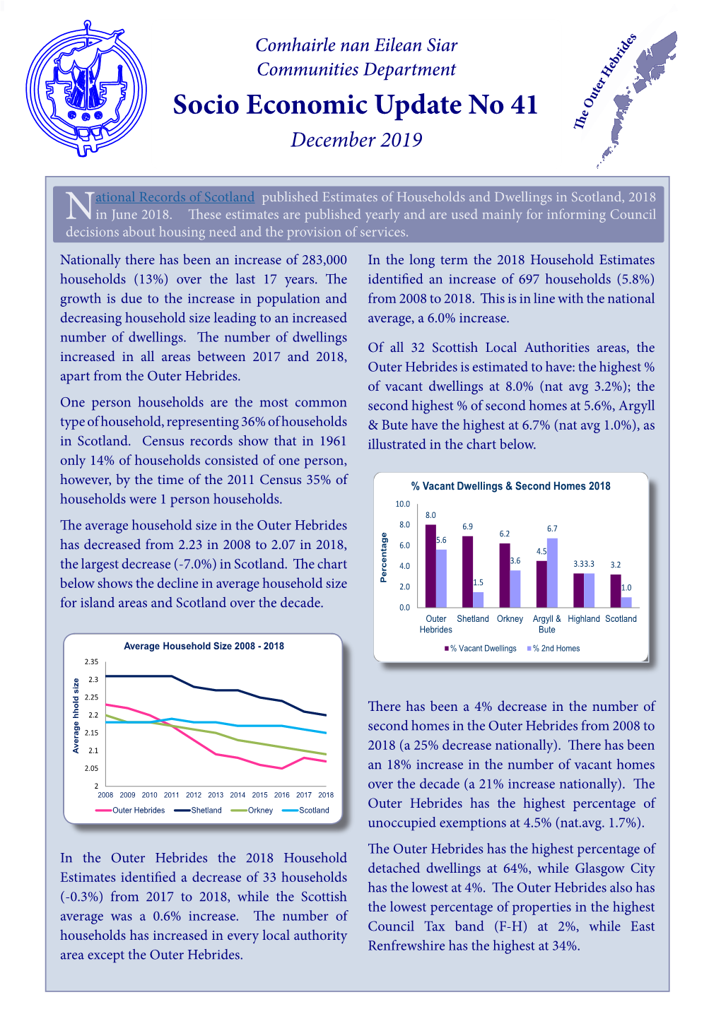 Socio Economic Update No 41 E H T December 2019