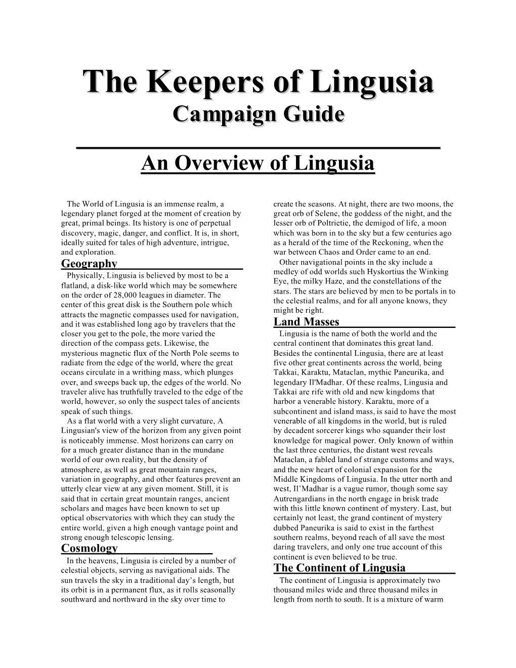 Lingusia Compleate