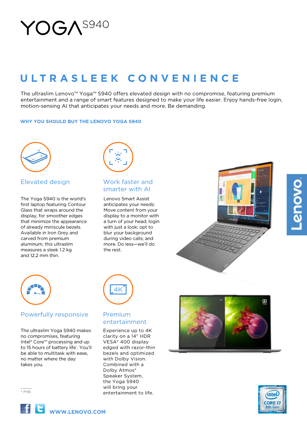 Ultrasleek Convenience S940