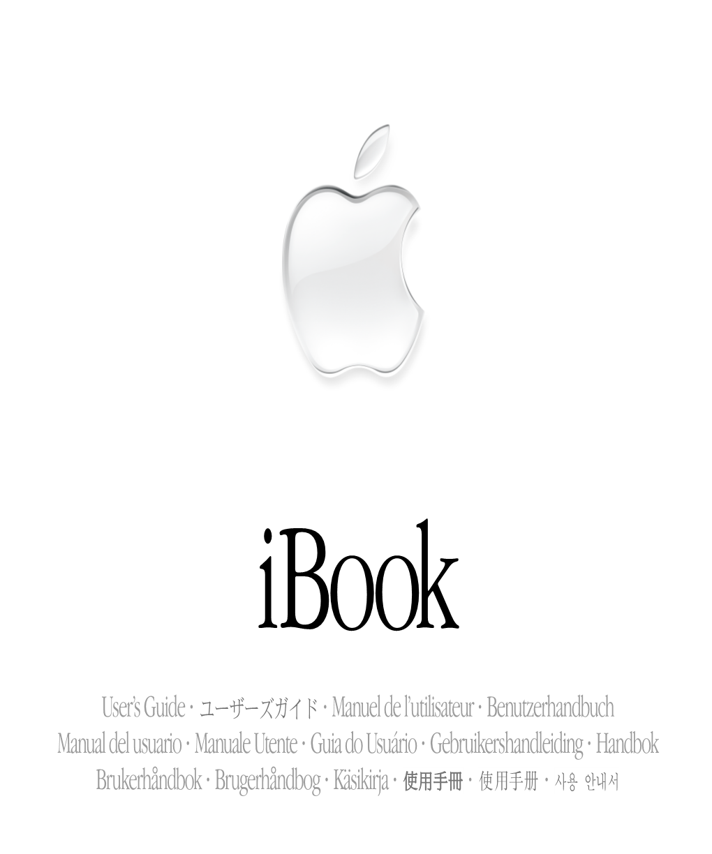Ibook G3 (14-Inch) Multilingual User's Guide (Manual)