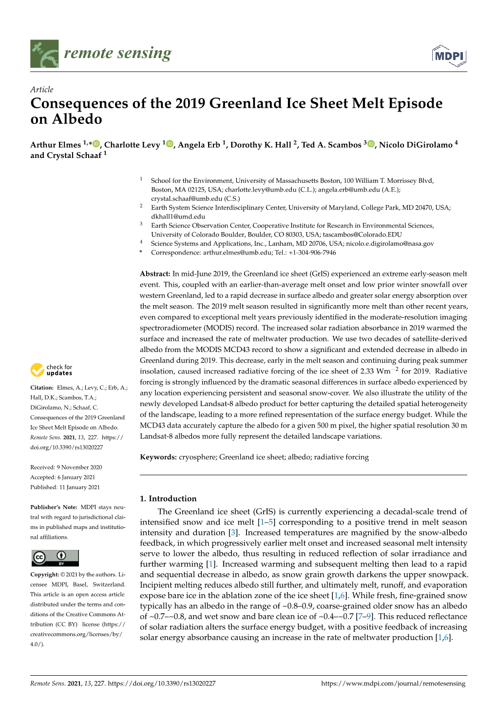 Consequences of the 2019 Greenland Ice Sheet Melt Episode on Albedo