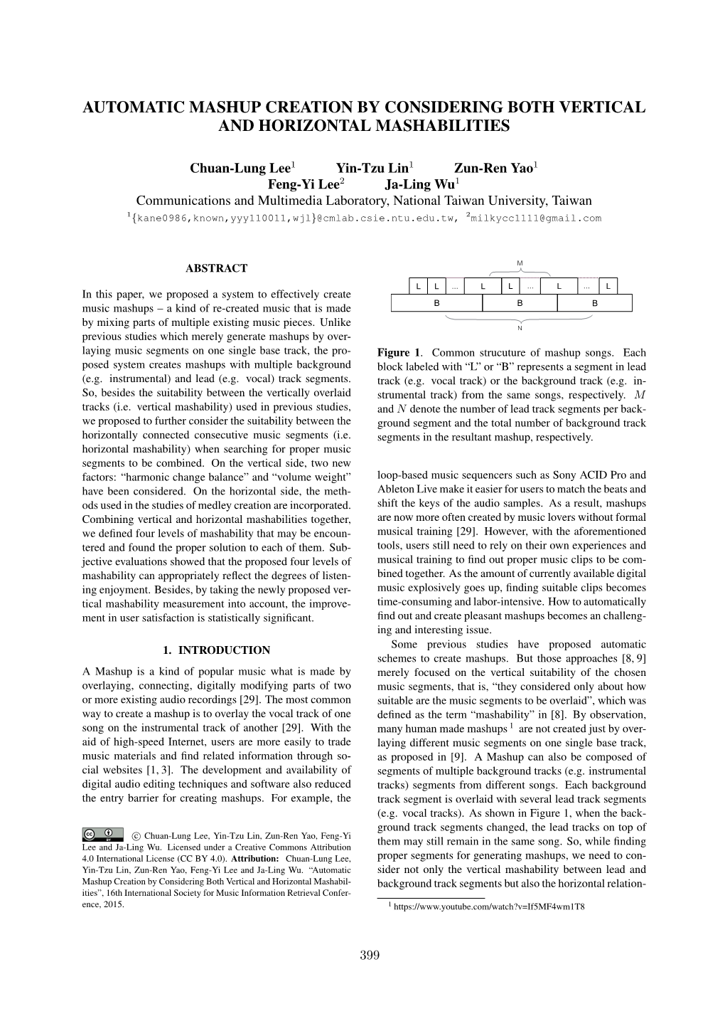 Automatic Mashup Creation by Considering Both Vertical and Horizontal Mashabilities