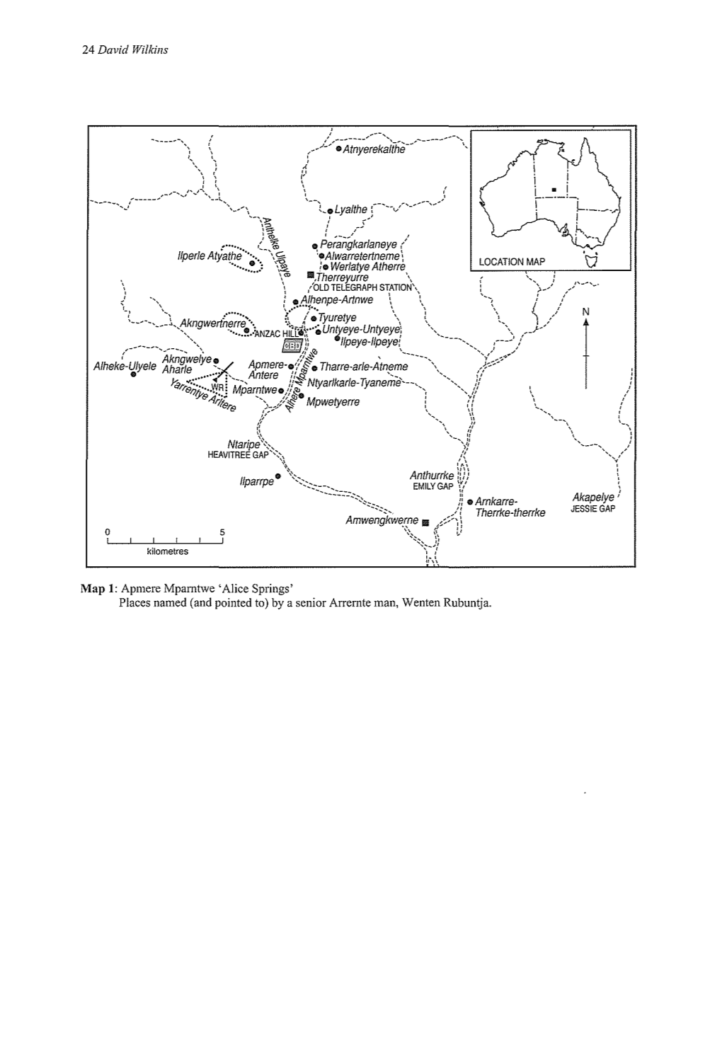 The Concept of Place Among the Arrernte'