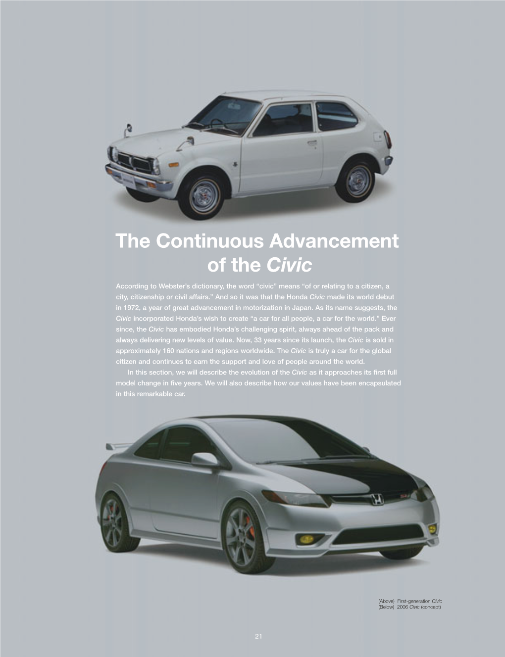 The Continuous Advancement of the Civic