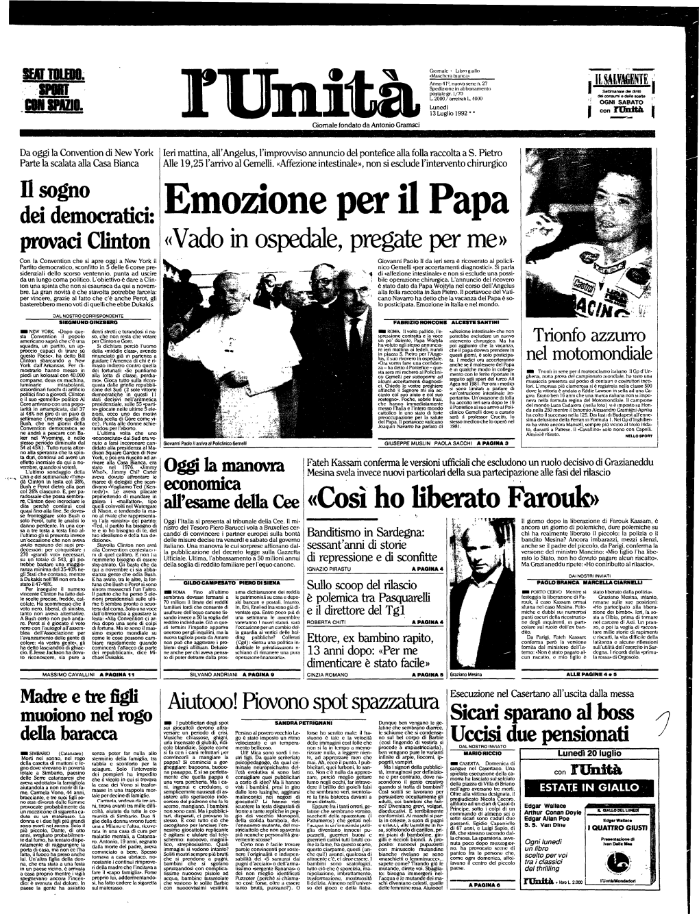 Emozione Per Il Papa