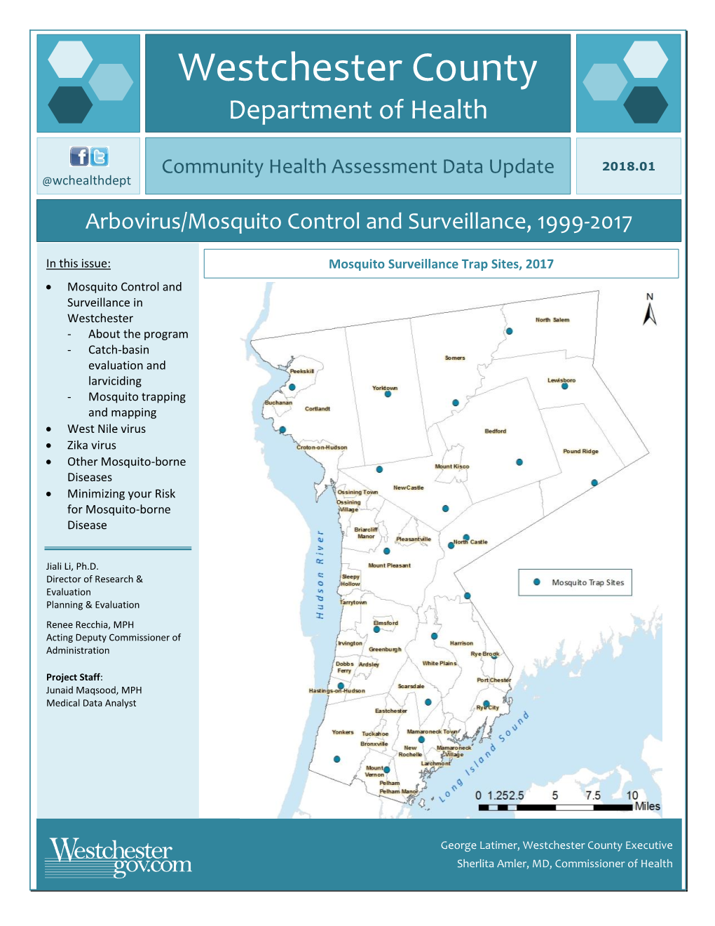 Arbovirus/Mosquito Control and Surveillance, 1999-2017