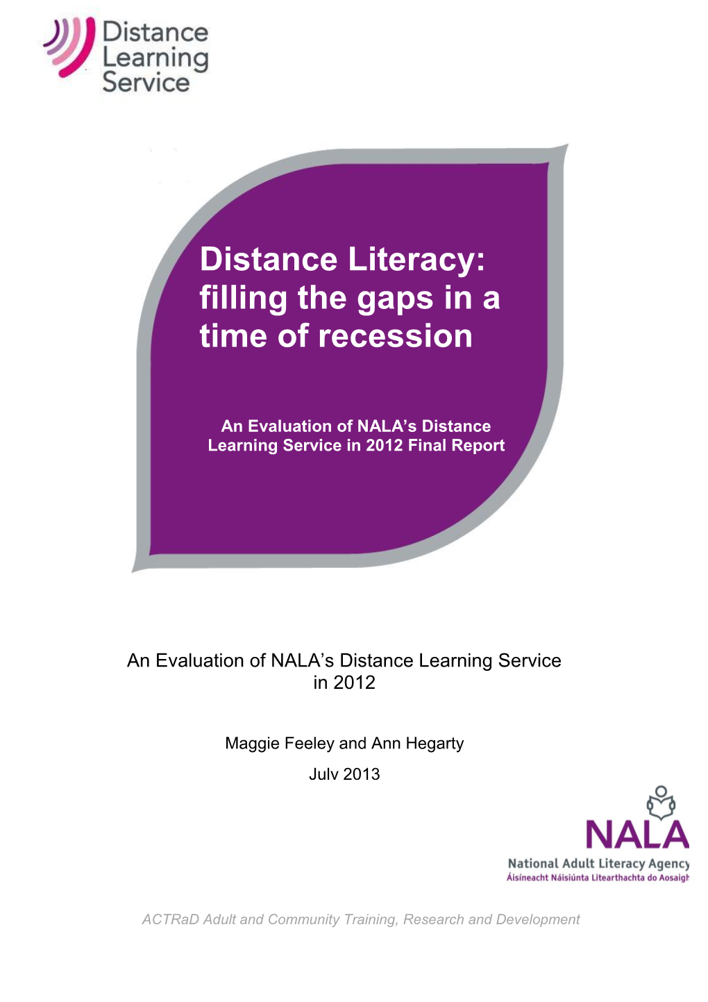 Distance Literacy