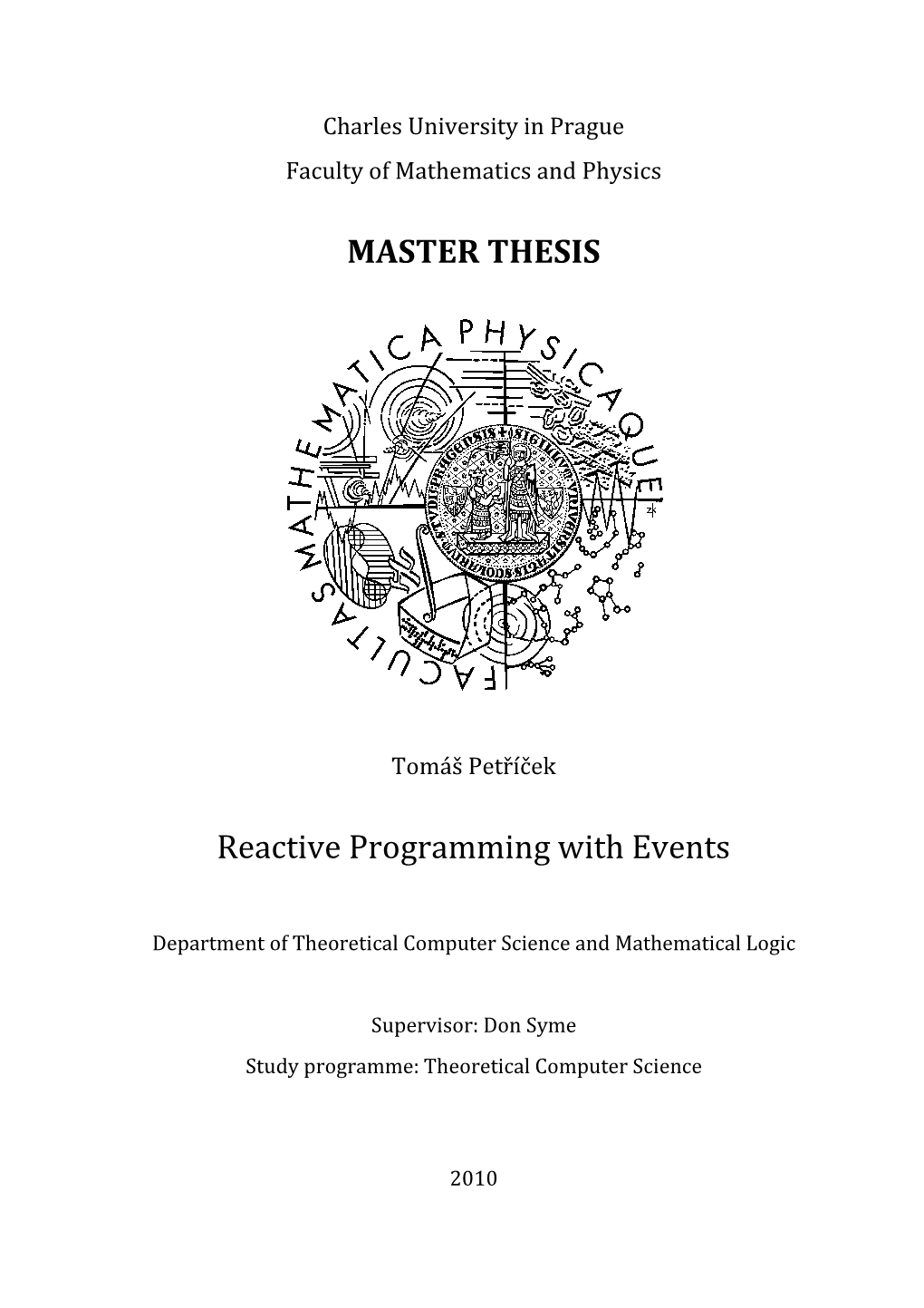 MASTER THESIS Reactive Programming with Events