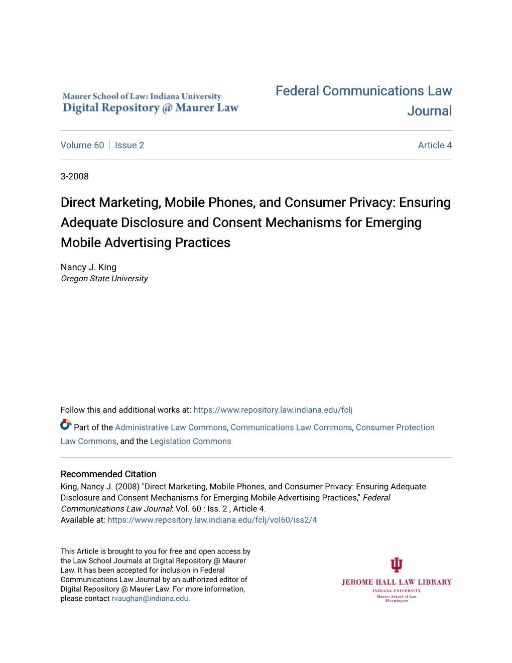 Ensuring Adequate Disclosure and Consent Mechanisms for Emerging Mobile Advertising Practices