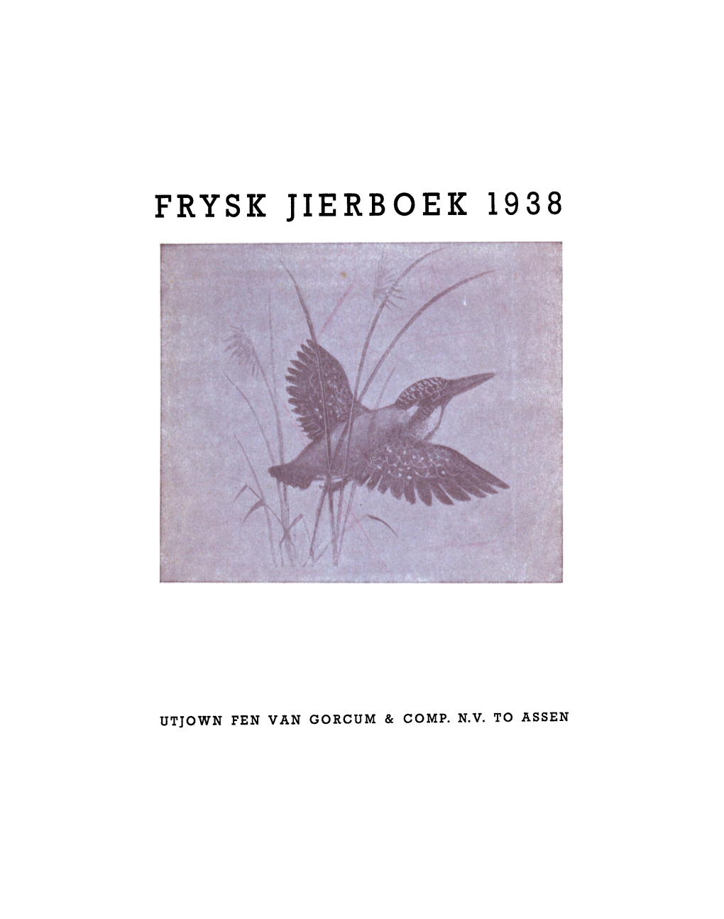 FRYSK Jierboek 1938