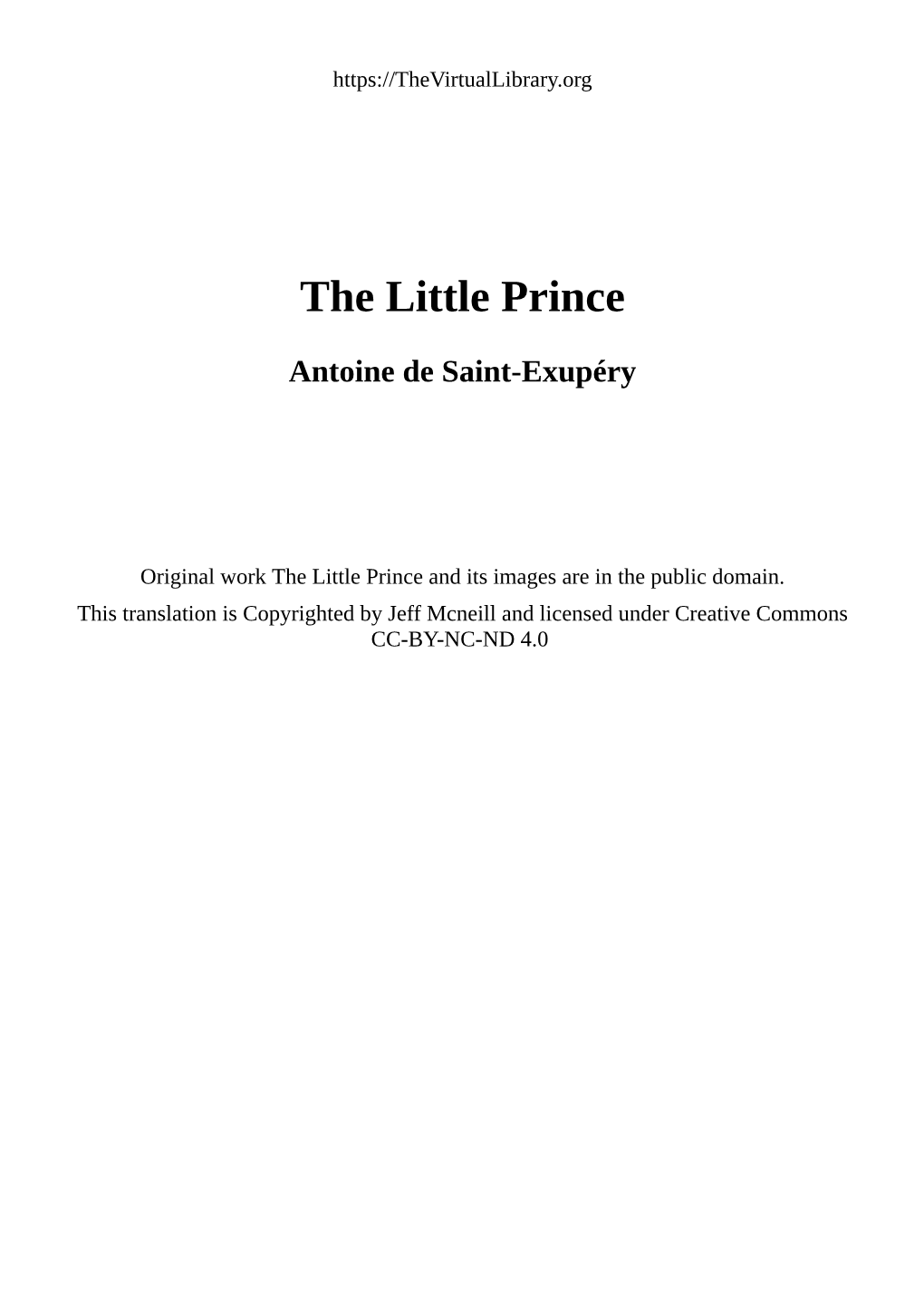 The Little Prince