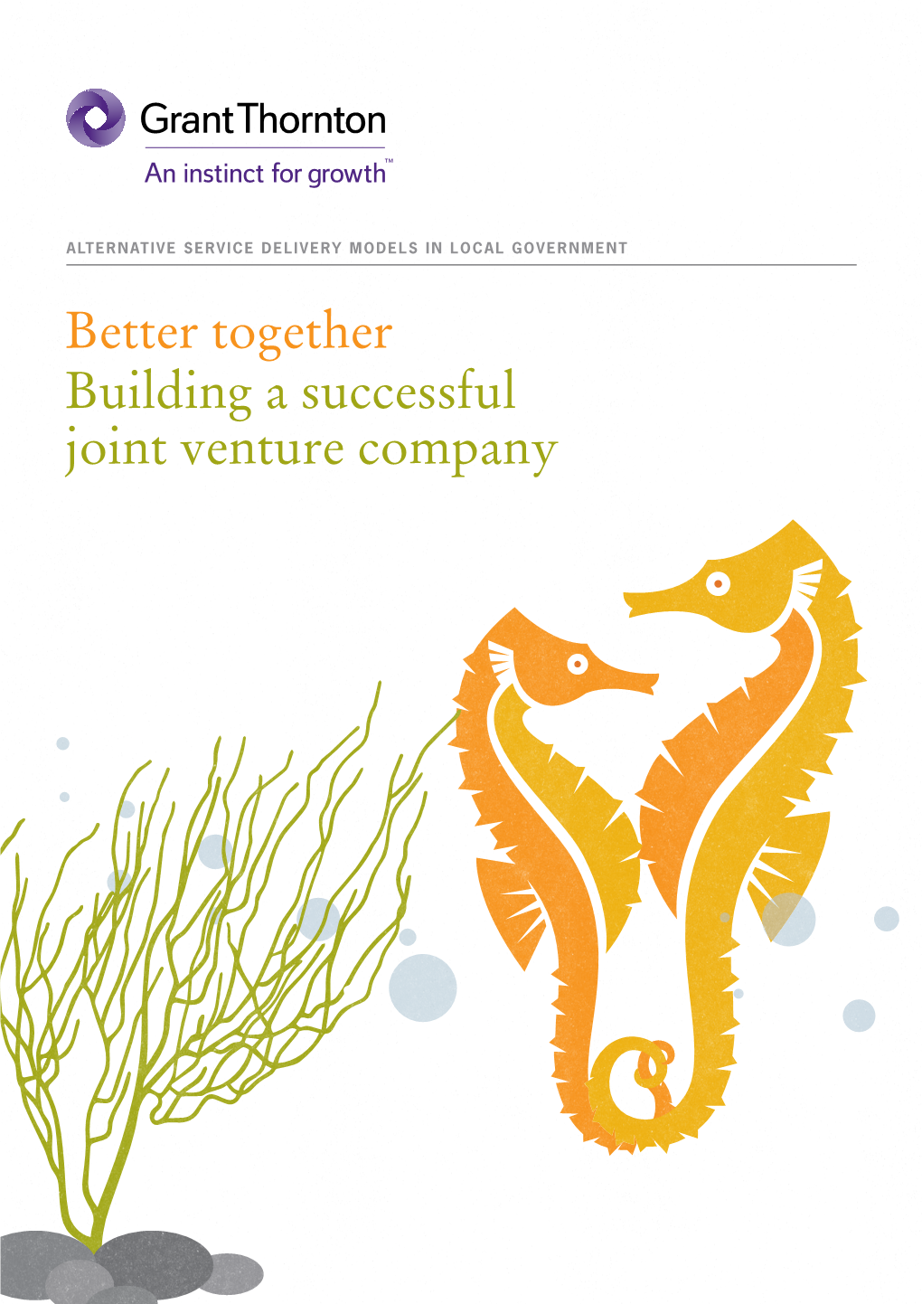 Better Together Building a Successful Joint Venture Company Contents