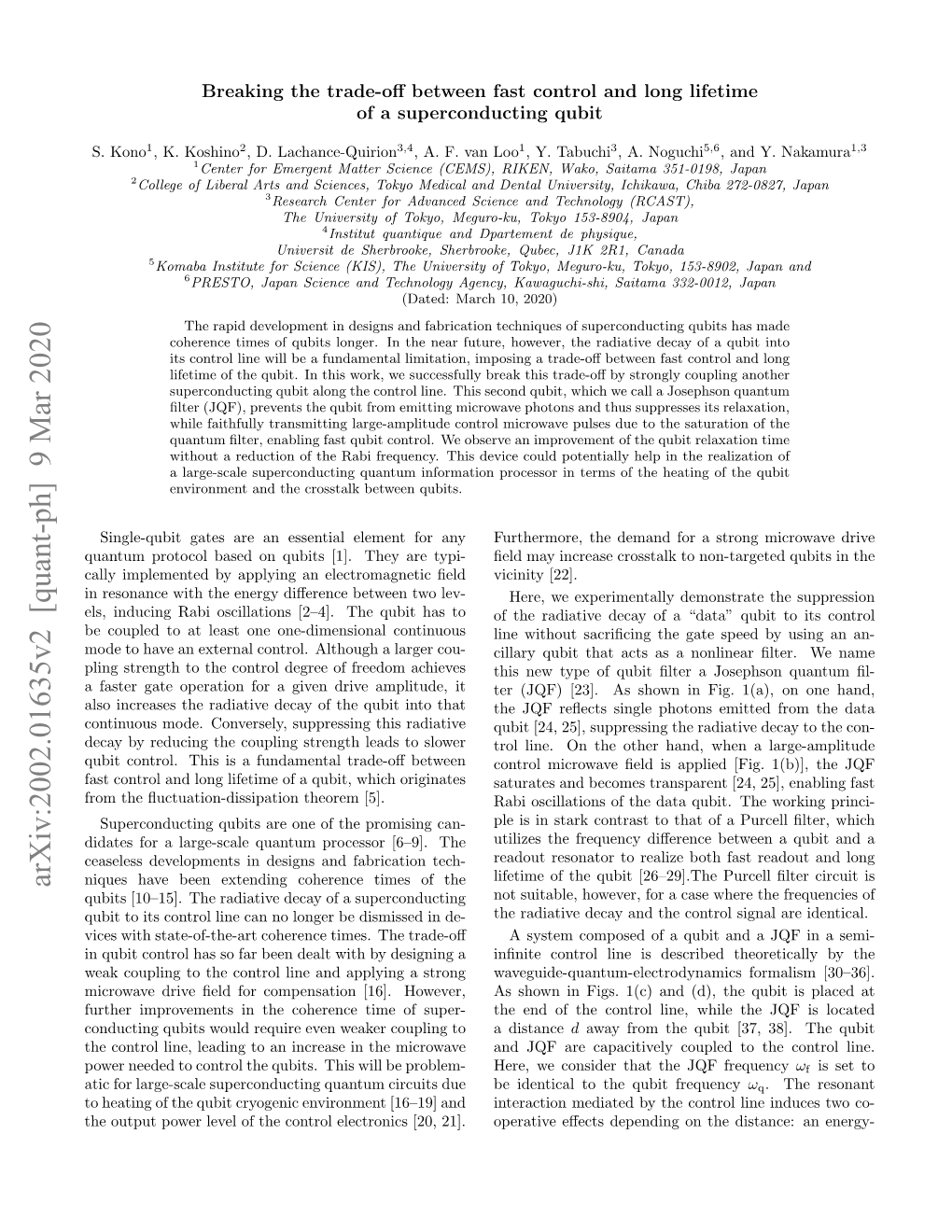 Breaking the Trade-Off Between Fast Control and Long Lifetime of A