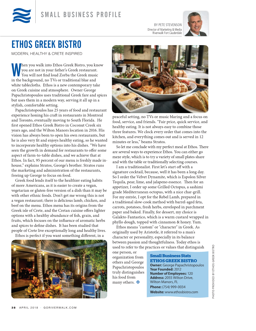 Ethos Greek Bistro Modern, Healthy & Crete Inspired