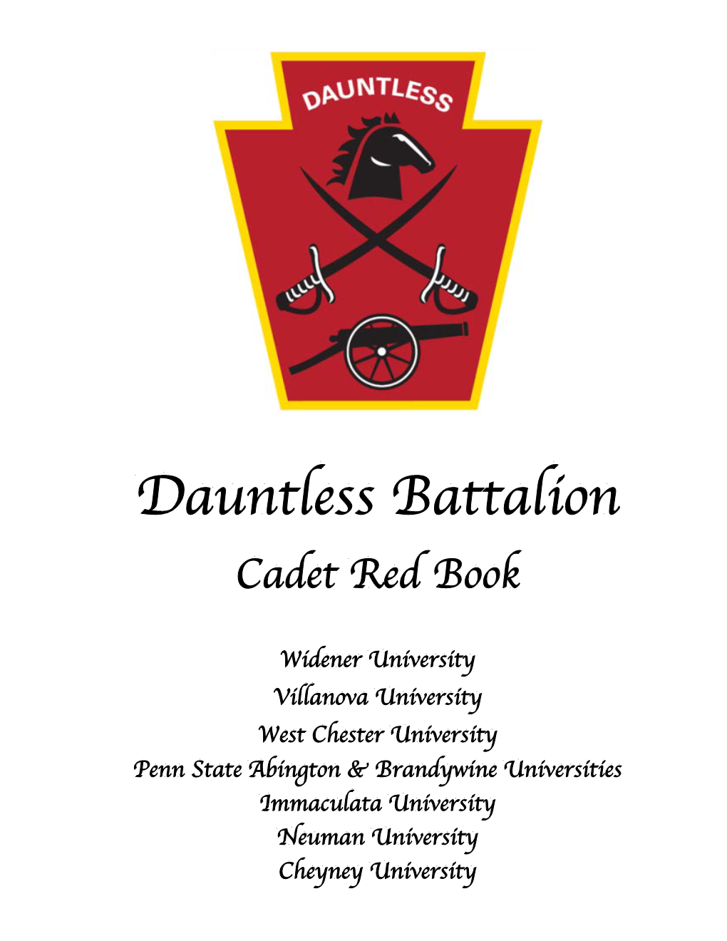 Dauntless Battalion Cadet Red Book