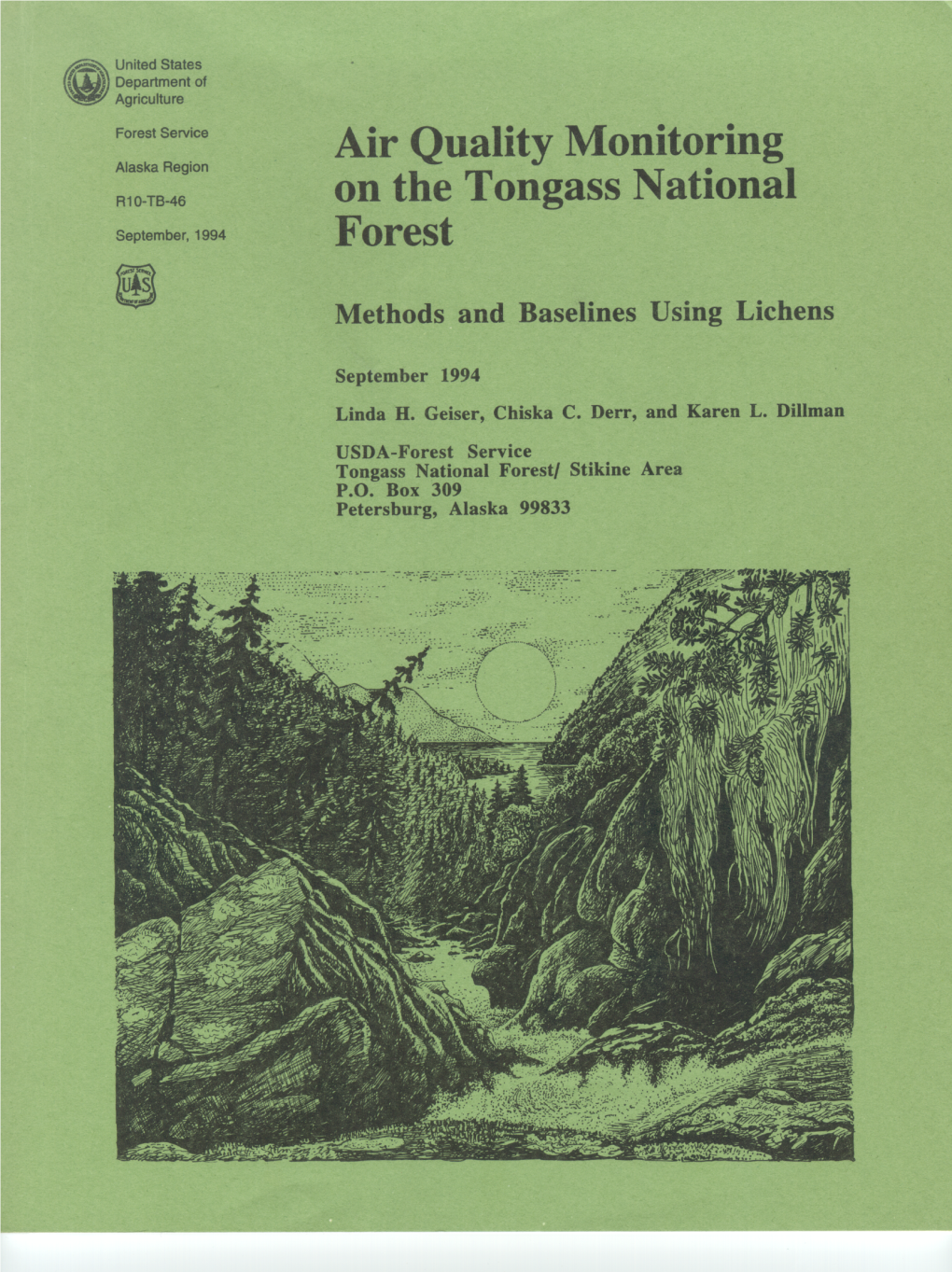 Air Quality Monitoring on the Tongass National Forest