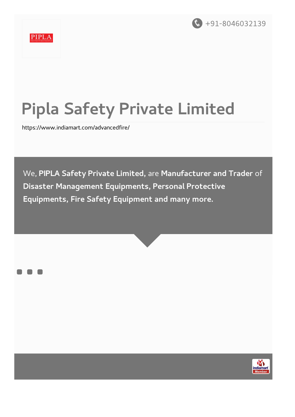 Pipla Safety Private Limited