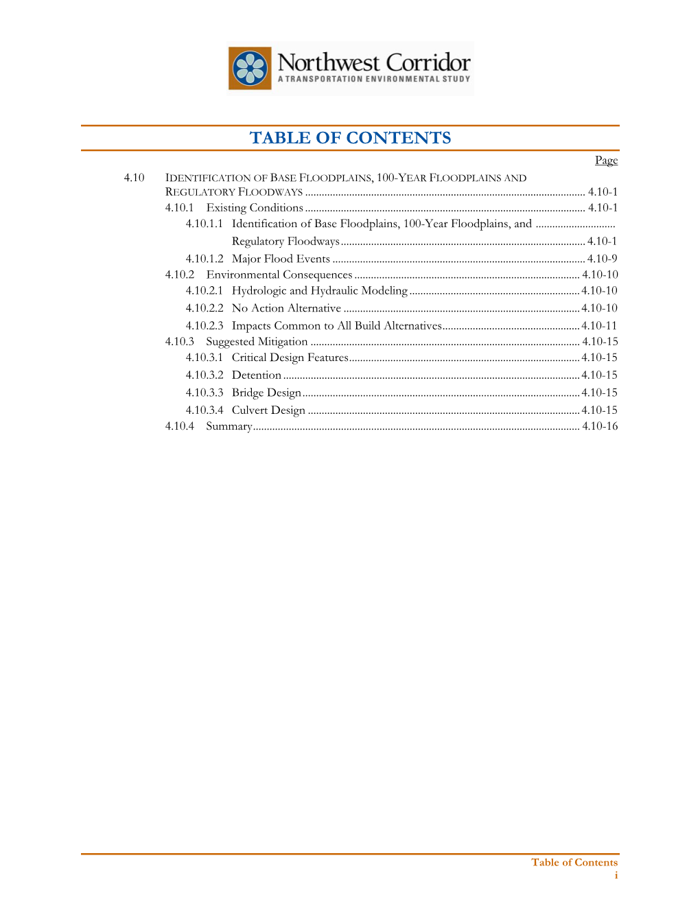 Chapter 4-10 Identification of Base Floodplains