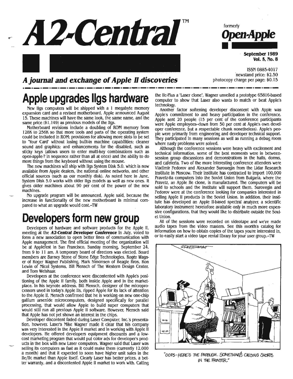 Apple Upgrades Iigs Hardware Developers Form New Group